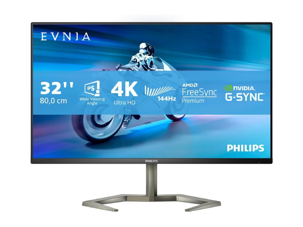 Philips Monitor  32M1N5800A/00 31,5"/IPS/3840x2160/144Hz/1ms GtG/HDMIx2,DPx2,USB/freesync/Pivot/crna